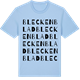 Blue Soul t-shirt med Bleckenblad ordlek t-shirt