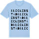 Blue Soul t-shirt med Bleckenstad ordlek t-shirt