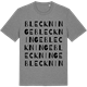 Mid Heather Gray t-shirt med Bleckninge ordlek t-shirt