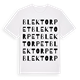 Blektorpet ordlek t-shirt