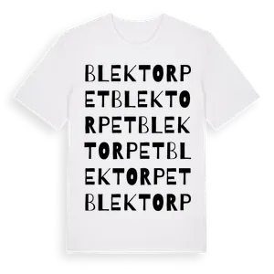 Blektorpet ordlek t-shirt – ekologisk bomull t-shirt från Pinshirt