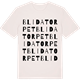Vintage White t-shirt med Blidatorpet ordlek t-shirt