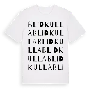 Blidkulla ordlek t-shirt – ekologisk bomull t-shirt från Pinshirt