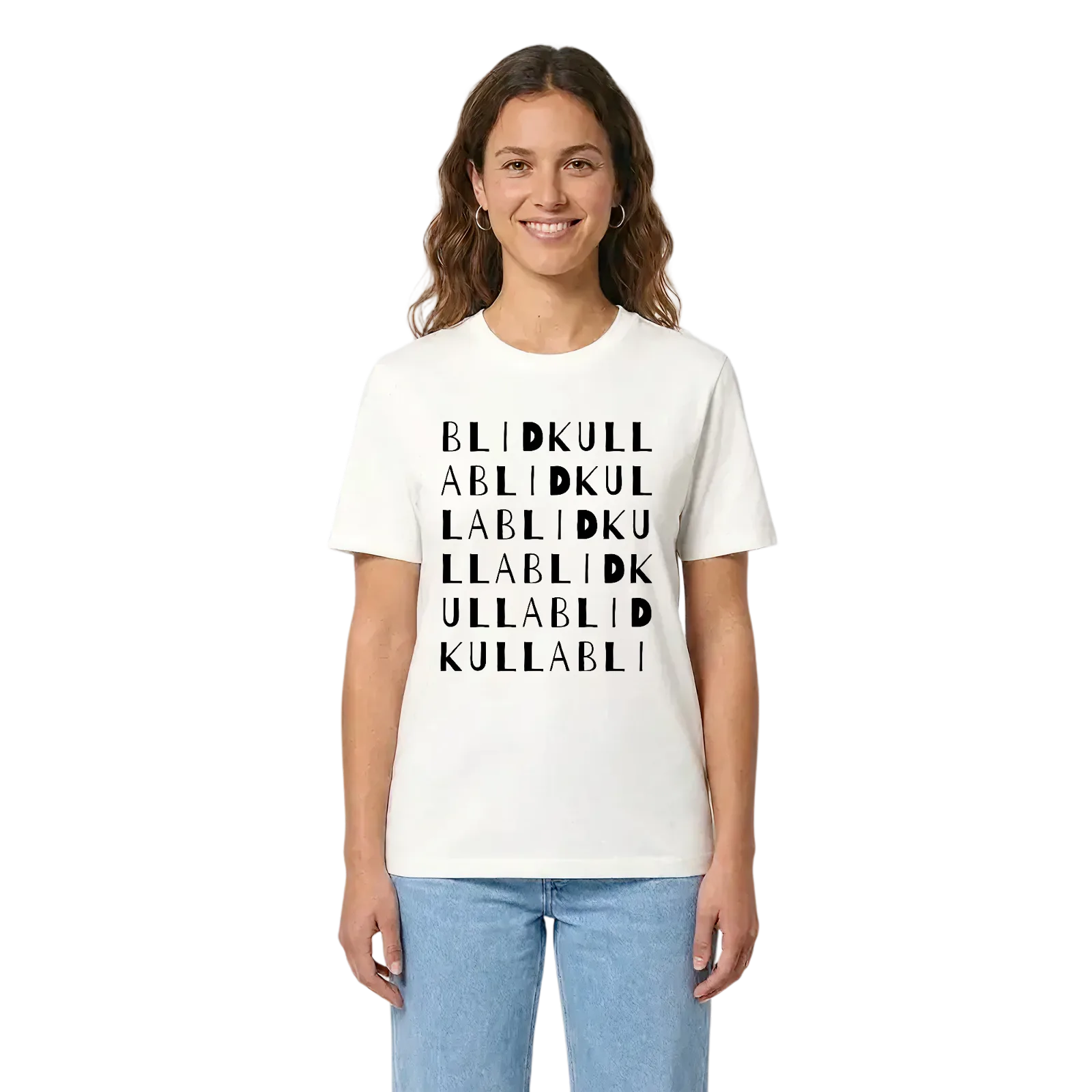 Blidkulla ordlek t-shirt – White, i miljö