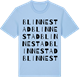 Blue Soul t-shirt med Blinnestad ordlek t-shirt