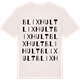 Vintage White t-shirt med Blixhult ordlek t-shirt