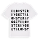 Blomsterbygget ordlek t-shirt