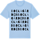 Blue Soul t-shirt med Bockagården ordlek t-shirt