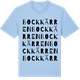 Blue Soul t-shirt med Bockkärren ordlek t-shirt