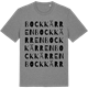 Mid Heather Gray t-shirt med Bockkärren ordlek t-shirt