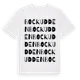 White t-shirt med Bockudden ordlek t-shirt