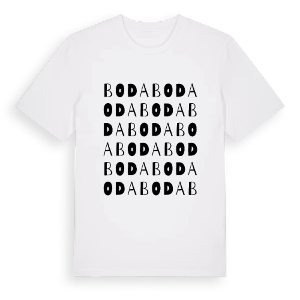 Boda ordlek t-shirt – ekologisk bomull t-shirt från PinShirt