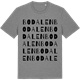 Mid Heather Gray t-shirt med Bodalen ordlek t-shirt