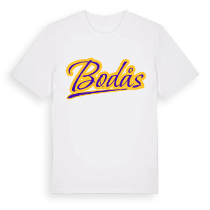 Bodås baseball t-shirt – ekologisk bomull t-shirt från Pinshirt