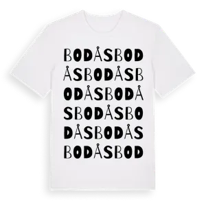 Bodås ordlek t-shirt – ekologisk bomull t-shirt från Pinshirt