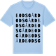 Blue Soul t-shirt med Bodsgård ordlek t-shirt