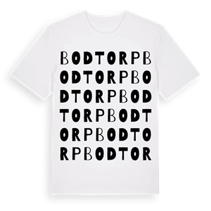 Bodtorp ordlek t-shirt – ekologisk bomull t-shirt från Pinshirt