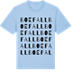 Blue Soul t-shirt med Boefall ordlek t-shirt