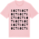 Pink Cotton t-shirt med Boet ordlek t-shirt