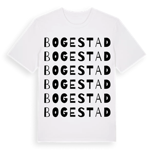 Bogestad ordlek t-shirt – ekologisk bomull t-shirt från Pinshirt