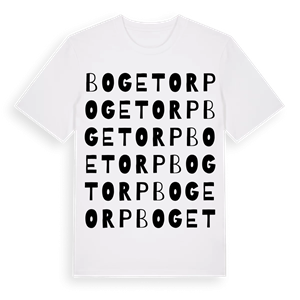 Bogetorp ordlek t-shirt – ekologisk bomull t-shirt från Pinshirt