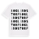 Boglindstorp ordlek t-shirt