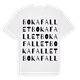 Bokafallet ordlek t-shirt
