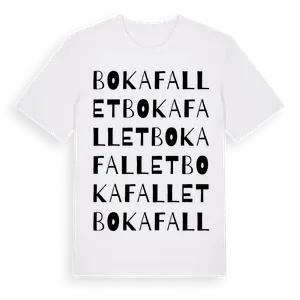 Bokafallet ordlek t-shirt – ekologisk bomull t-shirt från Pinshirt