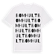 Bomhult ordlek t-shirt