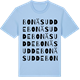 Blue Soul t-shirt med Bonäs udde ordlek t-shirt