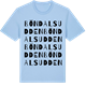 Blue Soul t-shirt med Böndalsudden ordlek t-shirt