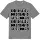 Mid Heather Gray t-shirt med Böndalsudden ordlek t-shirt