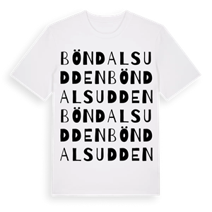 Böndalsudden ordlek t-shirt – ekologisk bomull t-shirt från Pinshirt
