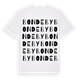 Bondeby ordlek t-shirt