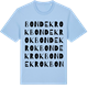 Blue Soul t-shirt med Bondekrok ordlek t-shirt