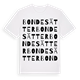 Bondesätter ordlek t-shirt