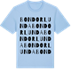 Blue Soul t-shirt med Bondorlunda ordlek t-shirt