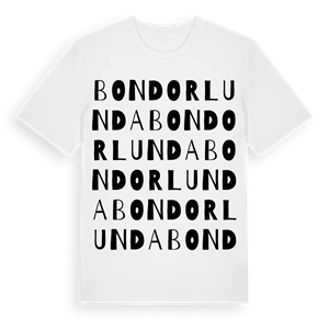 Bondorlunda ordlek t-shirt – ekologisk bomull t-shirt från Pinshirt