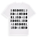 Bondorlunda ordlek t-shirt