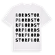 Bordstorp ordlek t-shirt