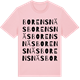 Pink Cotton t-shirt med Borensnäs ordlek t-shirt