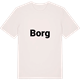Vintage White t-shirt med Borg fetstil t-shirt