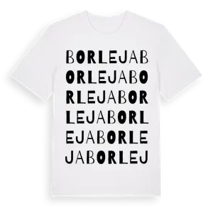 Borleja ordlek t-shirt – ekologisk bomull t-shirt från Pinshirt