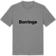 Mid Heather Gray t-shirt med Borringe fetstil t-shirt