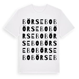 Börsebo ordlek t-shirt – ekologisk bomull t-shirt från Pinshirt