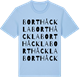 Blue Soul t-shirt med Borthåckla ordlek t-shirt