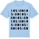 Blue Soul t-shirt med Bosand ordlek t-shirt