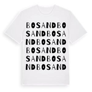 Bosand ordlek t-shirt – ekologisk bomull t-shirt från Pinshirt