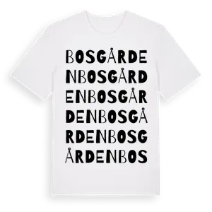 Bosgården ordlek t-shirt – ekologisk bomull t-shirt från Pinshirt