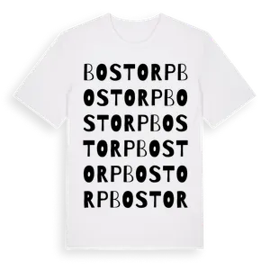 Bostorp ordlek t-shirt – ekologisk bomull t-shirt från Pinshirt
